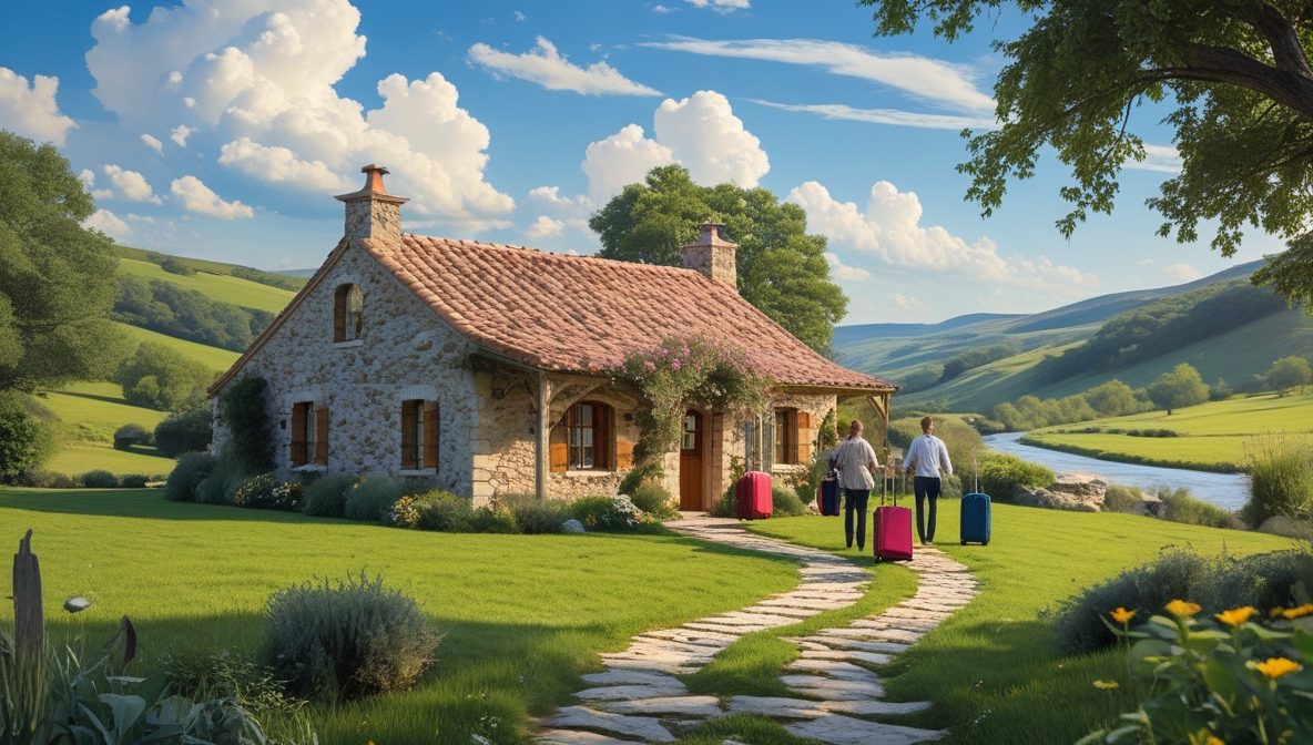 Leonardo_Phoenix_10_Charming_countryside_cottage_with_a_rustic_0